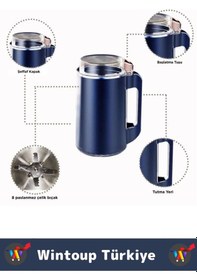 Resim Premium Ergonomik Tutma Saplı Yüksek Kaliteli Çelik Baharat Kahve Kuruyemiş Öğütücü Değirmen 500 Ml Çok Renkli 