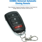 Resim Kosona 433mhz 4 Tuşlu Sabit Frekans Güçlendirilmiş Akıllı Kopyalama Kumanda - Garaj/ Elektrikli Kapı/alarm Kontrolü - 1 Adet Kb-1304 