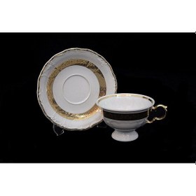 Resim Thun Marıe Louıse Çay Takımı 29 Parça Altın 