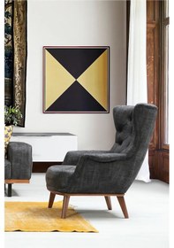 Resim Enisa Berjer & Tekli Koltuk Gri 