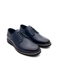 Resim Komcero 7416 Erkek Hakiki Deri Bağcıklı Klasik Casual Ayakkabı 001 