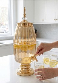 Resim Cam Sebil - Yağlık, Şerbetlik, Sürahi - 6 Litre, 50 Cm-4 