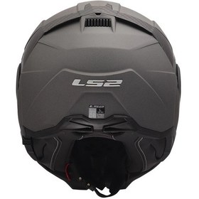 Resim Ls2 Advant 2 Mat Concrete Kask Siyah Vizör + Şeffaf Vizör Çok Renkli 