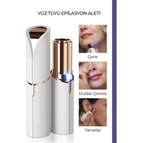 Resim MiraLive Yüz Kaş Bıyık Tüy Alıcı Epilasyon Aleti 