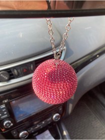 Resim Aksesuarburda Mini Disko Topu - Kristal Dikiz Ayna Süsü – Eğlenceli Araba Aksesuarı - Hediyelik Araba Süsü (6,5cm) 