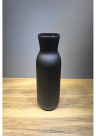 Resim Cam Vazo Mat Seri 25 Cm Yükseklik 9 Genişlik Yeni Model Seri Siyah 