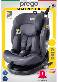 Resim Prego Odinfix Alarmlı 360 Derece Dönebilen -0-36 Kg - I- Size Belgeli - Top Tetherlı Oto Koltuğu 