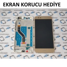 Resim Huawei P10 Lite Lcd Ekran Dokunmatik Gold (çıtalı) 
