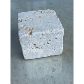 Resim Traverten Küp Taş 10X10X8CM 