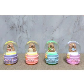 Resim Işıklı Kar Küresi - Nice Serisi Kapibara Figürlü 1 Adet 