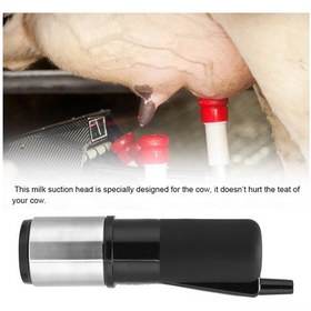 Resim Qingmipy Sığır Ve Koyun Süt Alma Makinesi Aksesuarı - Plastik Ve Paslanmaz Çelik - Uygun Ve Dayanıklı - Siyah Hl-mp27b 