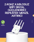 Resim ÇAVDAR Çift Bantlı Otomatik Kurulum WiFi Repeater Menzil Genişletici 