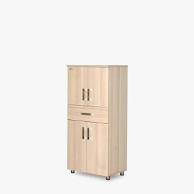Resim Çok Amaçlı Dolap Somon 150 Cm Hard Parlak Suntalem El Yapım 