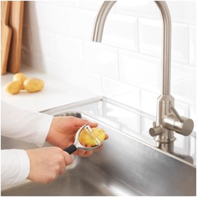 Resim Soyacak Soyucu Ikea 18 Cm Patates Sebze Meyve Soyacak Paslanmaz Çelik A Kalite FGN251 