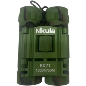 Resim 8x21 Dürbün Kamuflaj Av Dürbünü 56m/1000m Kauçuk Kaplama Çok Renkli 