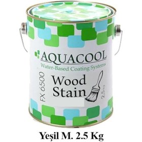 Resim Aquacool Su Bazlı Dış Mekan Verniği Yeşil M. 2.5 Kg 
