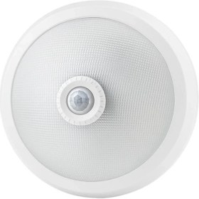 Resim Ledx AL-S205 E27 Çift Duylu Hareket Sensörlü Beyaz Cam Tavan Armatür 300X300X90MM 