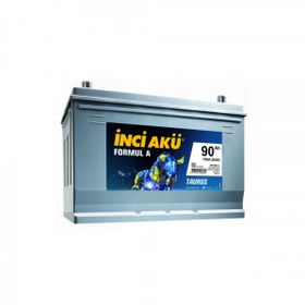 Resim İnci Formul A Taurus 12 V 90 Ah Asia 750 CCA Akü 