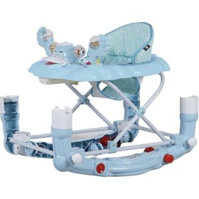 Resim Kiddy Yürüteç Lüx Oyuncaklı Müzikli Ve Işıklı 3 Kademeli Örümcek Bebek Yürüteci 