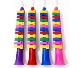 Resim Mossem Renkli Plastik Melodika 