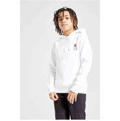 Resim Groot Baby Cep Baskılı Unisex Çocuk Kapüşonlu Beyaz Sweatshirt 