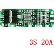 Resim 3s 20a 12,6v Bms Koruma Kartı Lityum Batarya 18650 Li-ion Lipo Protection Module 