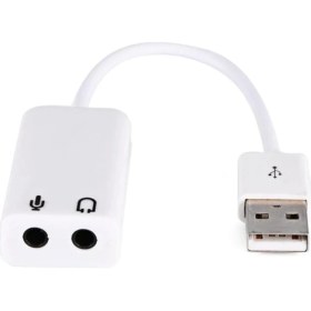 Resim Ses Kartı Çevirici 7+1 Dönüştürücü Laptop Harici Ses Kartı 