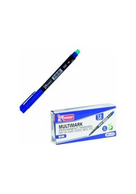 Resim Mikro Asetat Kalemi Permanent S Seri Mavi Mk-419 12 Adet Mavi 