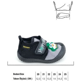 Resim Gezer 003363 Erkek Çocuk Günlük Panduf Ayakkabı Gri 