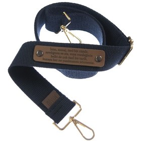 Resim Miaju Lacivert Renk, Hediyelik Seçenek Kişiye Özel Crossbody Çanta Kayışı,200 Cm Uzunluğunda Lacivert 