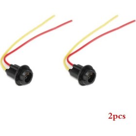 Resim Lasonstiges 2 Adet / 5 Adet / 10 Adet Evrensel T10 Araba Otomatik Fiş Konnektörü W5w 168 194 Led Uzatma Ampul Lamba Tabanı Tutucu Aksesuarları 