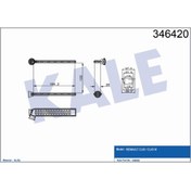 Resim KALE Kalorifer Radyatörü Brazing Clio 4 Logan 2 Symbol 3271153553r 346420 