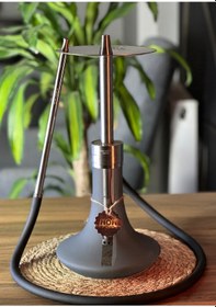 Resim Xros Black Model Çantalı Çelik Nargile Takımı 