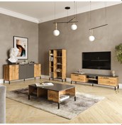 Resim Robinhome Robin Home Troya Serisi Tv Ünitesi Orta Sehpa Konsol Kitaplık 