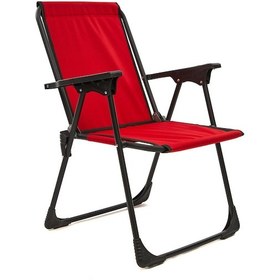 Resim Exent Lüx Katlanır Kamp Piknik Plaj Sandalyesi, Çift Dikişli 120 Kg Taşıma Kapasiteli -kırmızı Çok Renkli 