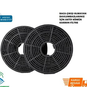 Resim Bosch Uyumlu Dwk065G60T -Dwk065G60T Davlumbaz Karbon Filtre - 415755242 
