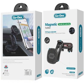 Resim Go Des GD-HD886 Magnetik Araç Telefon Tutucu - Siyah 