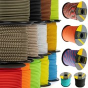 Resim 30m,50m.4mm Örgülü Halat, El Yapımı DIY Halat, Açık Hava, Yürüyüş, Örgüleme, Kamp Sporları ve Açık Hava Malzemeleri için Uygun 