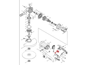 Resim Nesta Makita GA9010C Şalter Ürün Kodu 651922-3 