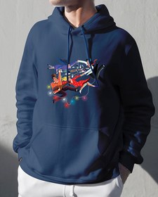 Resim Mey-i Sahba Oversize Unisex Kapüşonlu Sweatshirt 