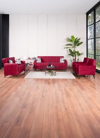 Resim Kilim Mobilya Linda Koltuk Takımı 3 3 B B Bordo 