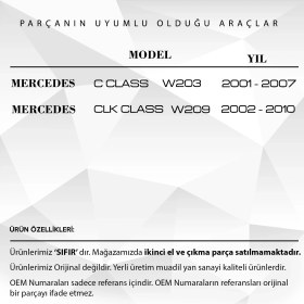 Resim DNC Auto Part Mercedes C Class W203 Clk Class W209 Için Klima Düğme 2038300685 