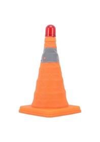 Resim Monyee Yolluk Konisi Led Işıklı Katlanabilir Taşınabilir 30cm, Dayanıklı Pe Malzeme, Güçlü Taban, Yüksek Görünürlük 