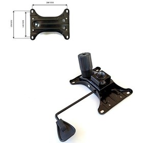 Resim Ofis Koltuğu İçin Tek Kol Metal Şase Tilt Mekanizma 15x20cm 