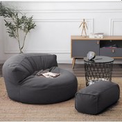 Resim Good Night Twist Yeni Nesil Kanepe & Puf & Berjer Takım Antrasit 