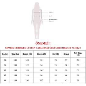 Resim FERHEL Kadın Fırfırlı Dantel Şerit Detaylı Tesettür Elbise - Mavi 