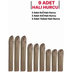 Resim 9'lu Set Halı Koruma ve Ambalaj Kılıfı, Poşet, Hurç, Klasik Tasarım 