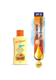 Resim Eda Taşpınar SPF 20 Beyaz Ten Bronzlaştırıcı 50 ML 