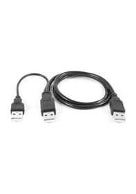 Resim USB 2.0 Y Kablo Harici HDD Hard Disk Power & Data Kablosu 