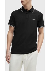 Resim Boss Erkek Polo Yaka T Shirt 50506193 001 Siyah 